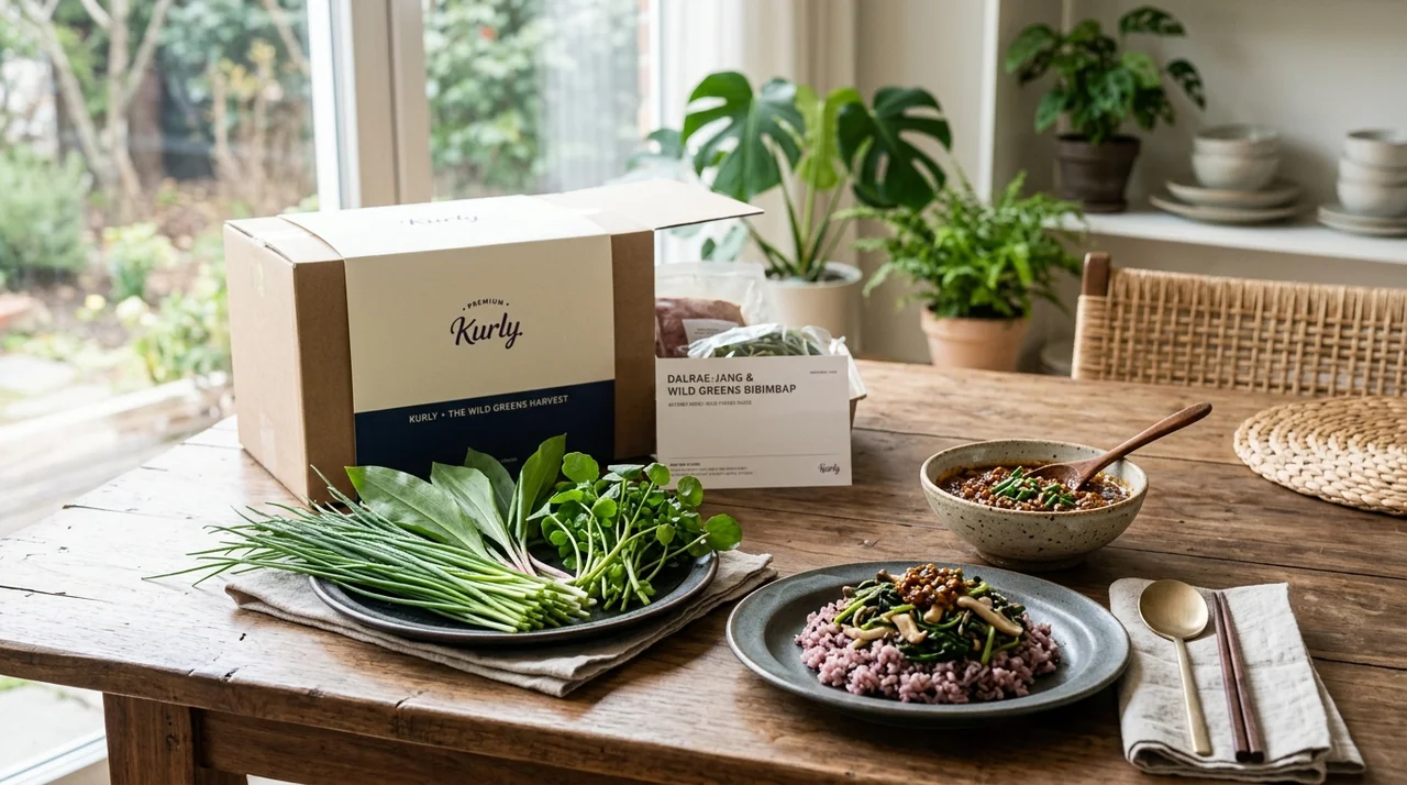 식탁 위 봄의 희소성: 컬리 한정판 봄나물 밀키트 & 달래장 미식 가이드