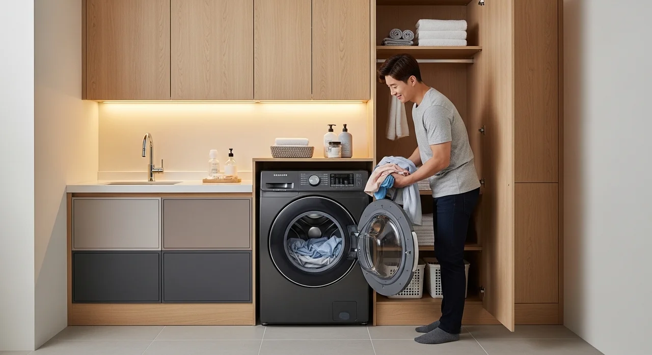 💎 삼성 비스포크 4도어 냉장고 RF85B9003AP