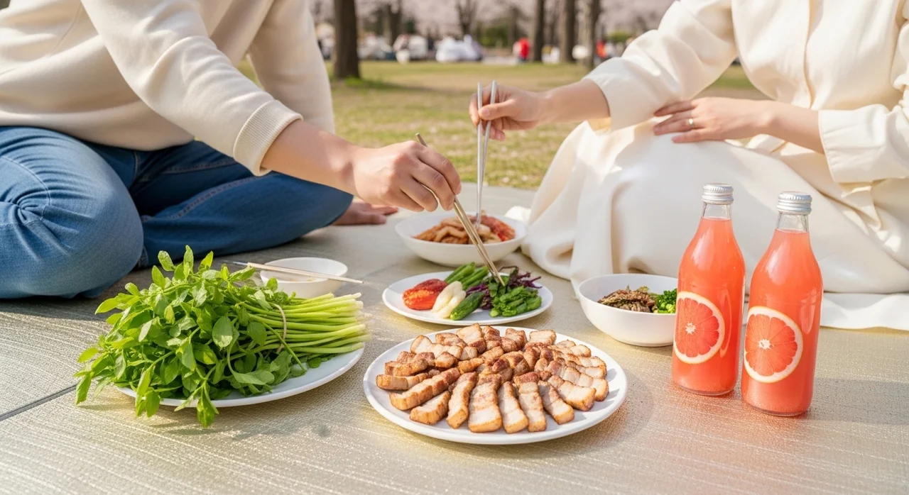 컬리 청도 한재 미나리 & 한돈 삼겹살 피크닉 세트 추천 TOP3 | 컬리 최저가 & 샛별배송 총정리