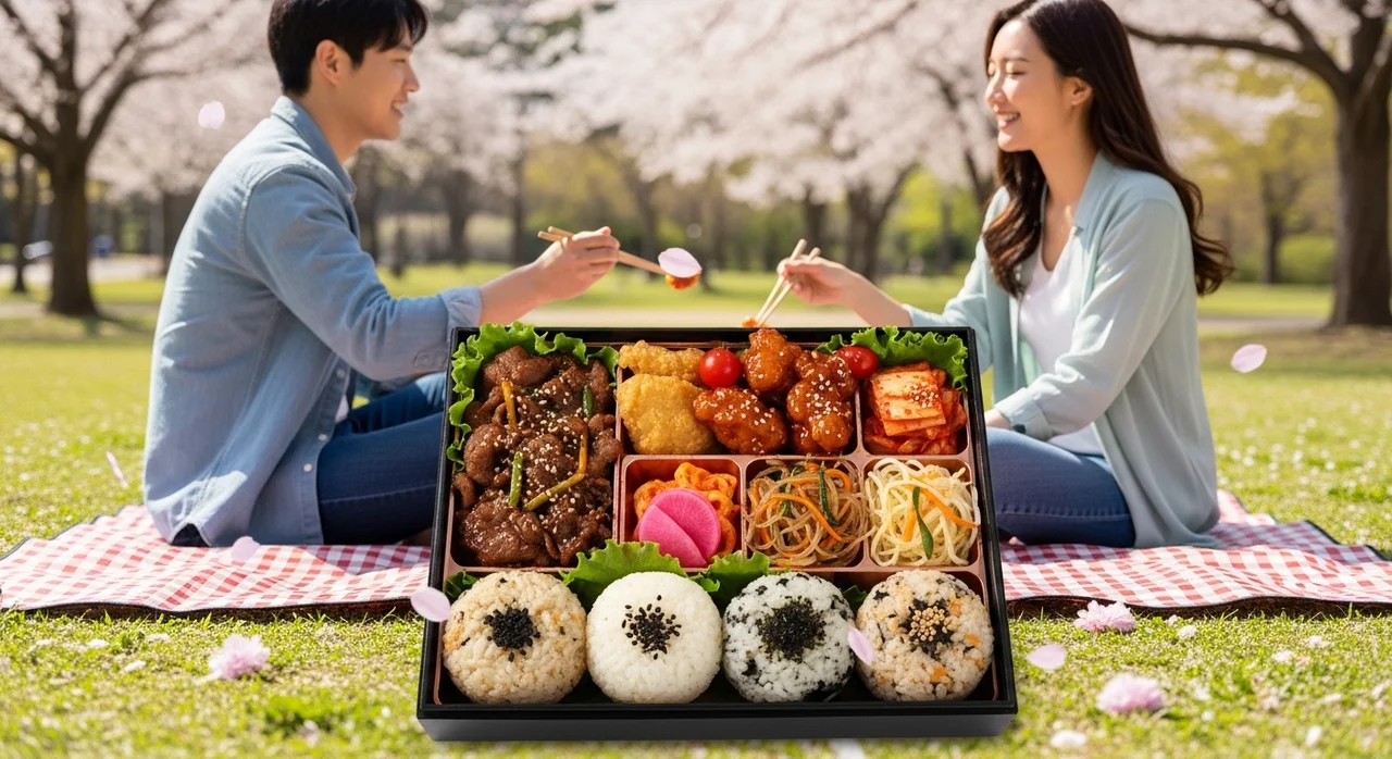 🌙 [컬리온리] 만우절 반전 미식! 셰프의 '벚꽃 피크닉 프리미엄 도시락' & 봄나물 한정 패키지, 지금 컬리에서 주목받는 이유