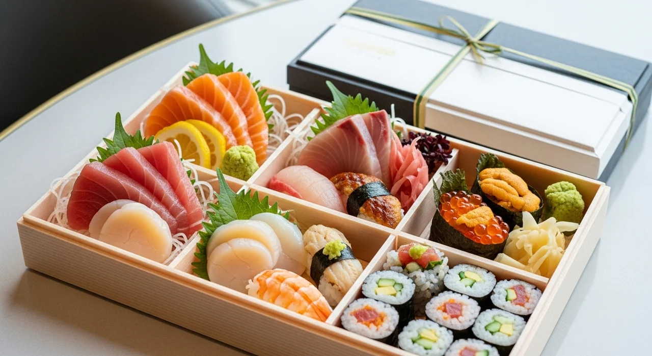 [우미마토] 프리미엄 스시 오마카세 벤토 — 시니어 전문가 집중 리뷰