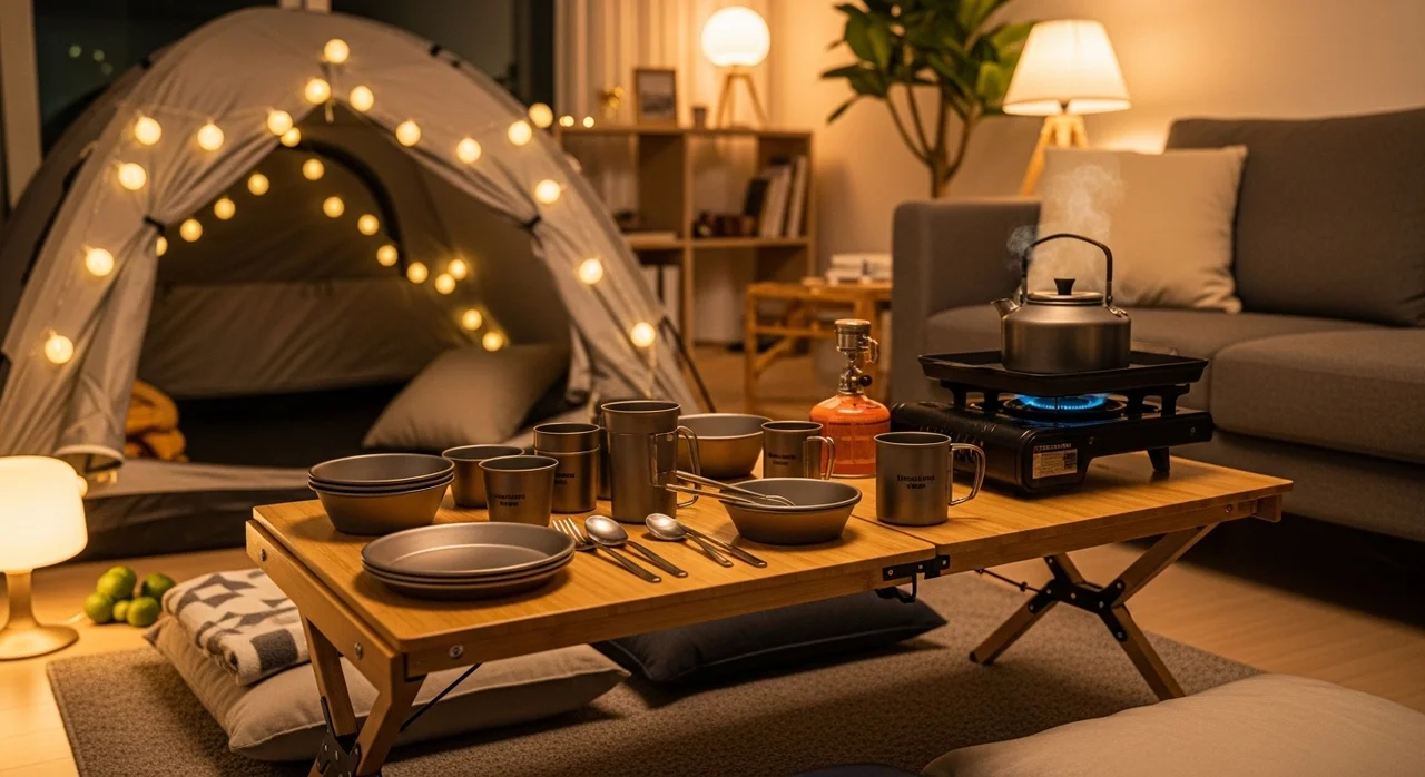 가벼운 캠핑의 시작, 티타늄 장비가 주목받는 이유