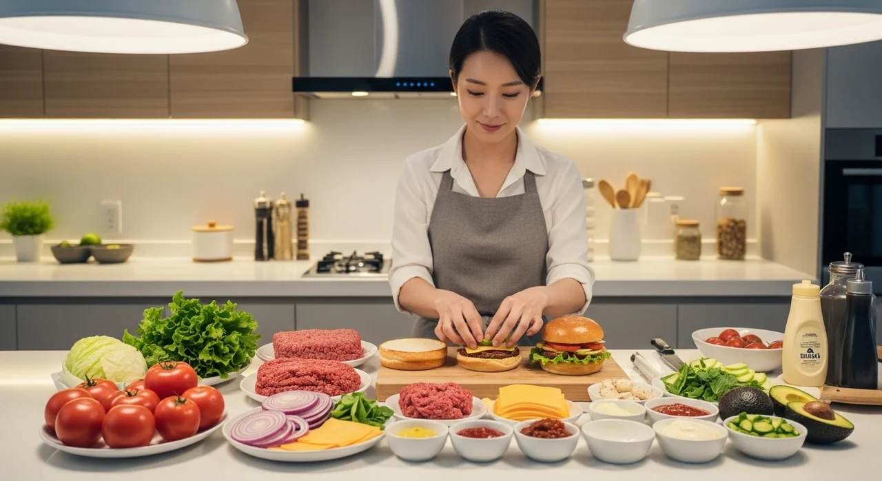 컬리 수제 버거 패티 큐레이션 안내