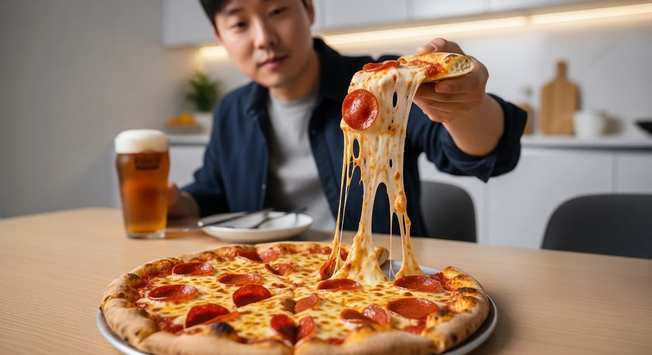 우주인피자 핫페퍼로니 집중 리뷰