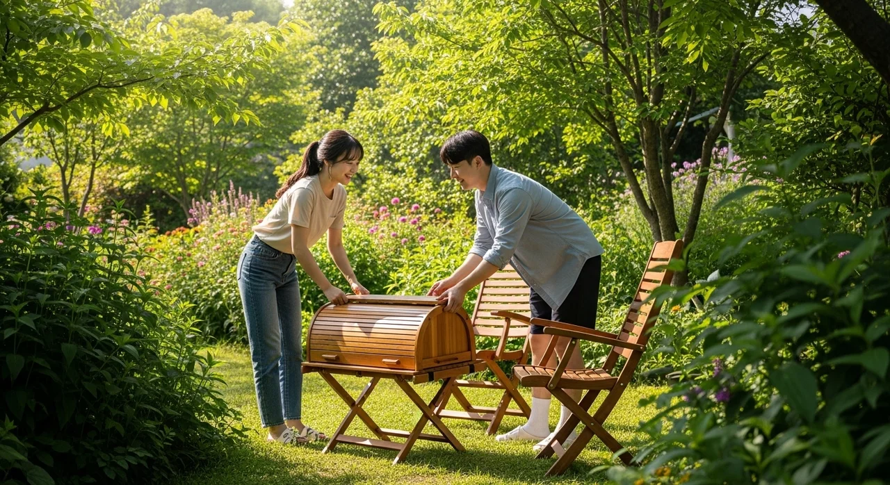 🛍️ 카르닉 롤 폴딩 테이블 의자 세트 — 시니어 전문가 집중 리뷰